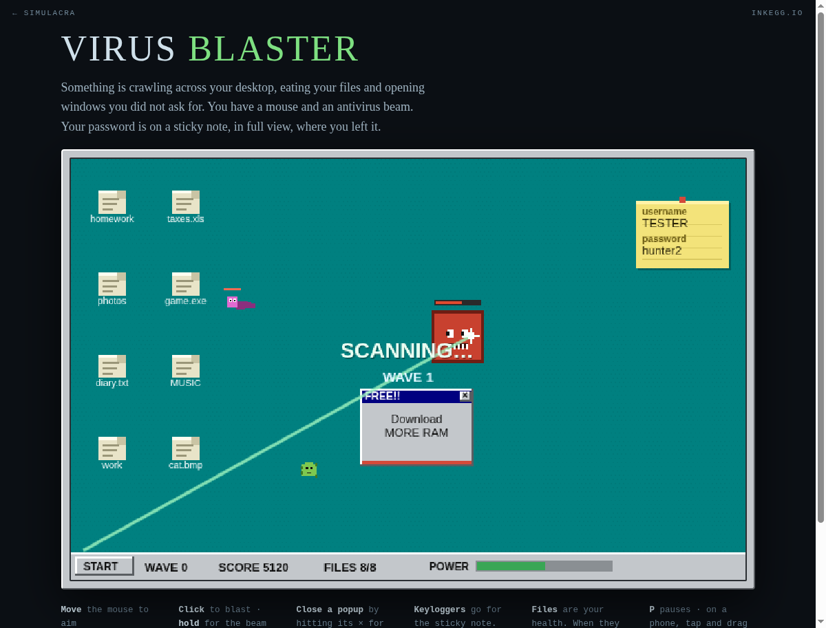 VIRUS BLASTER — view 3